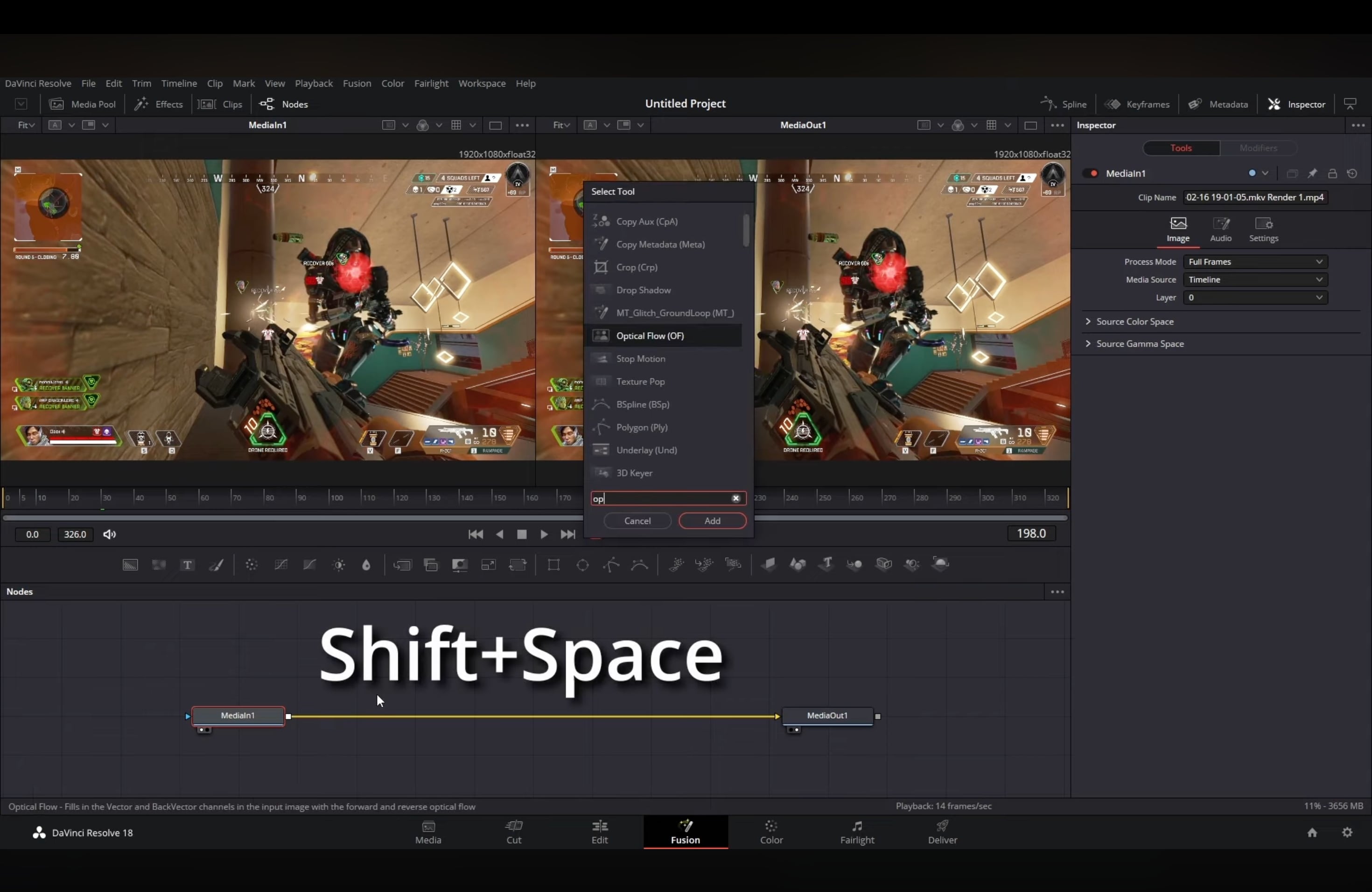 davinci resolve optical flow