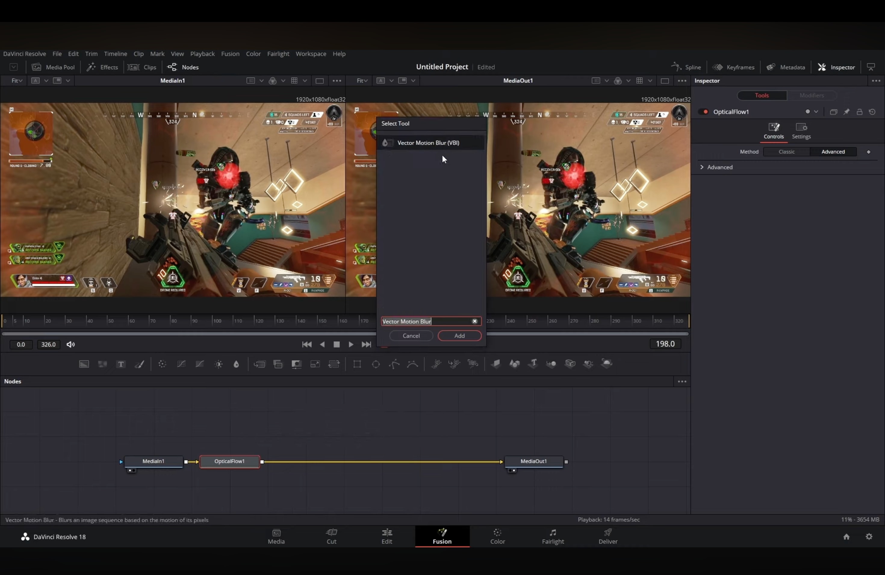 davinci resolve vector motion blur