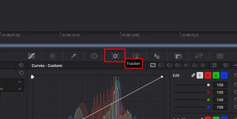 Öffnen Sie das Tracker-Fenster