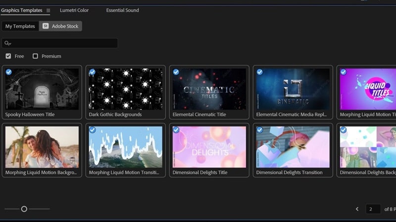 motion graphic templates in premiere pro