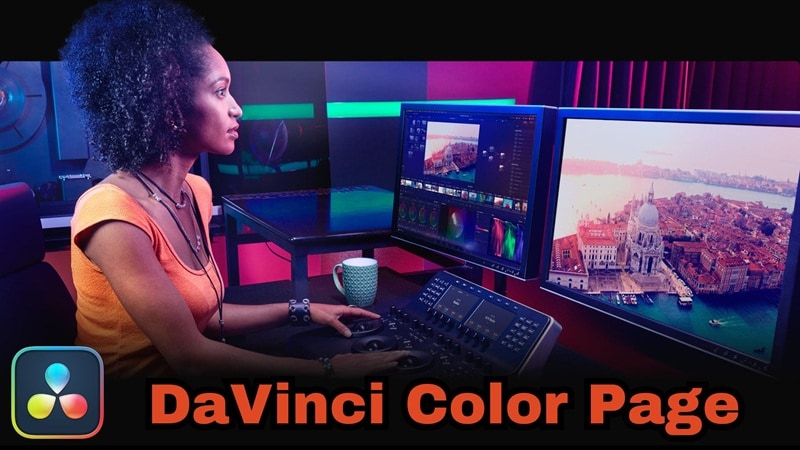 color page in davinci resolve