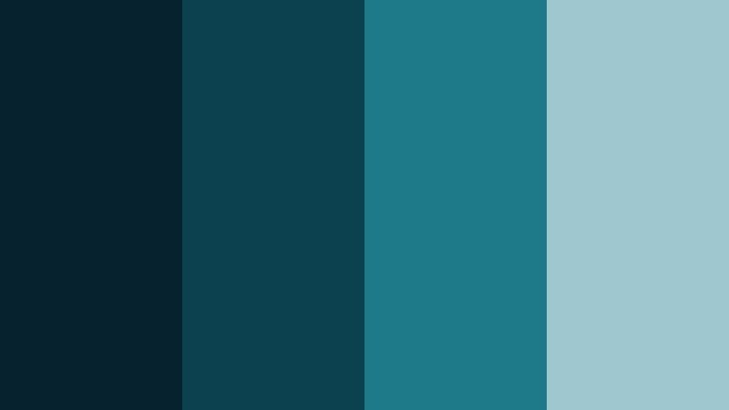 deep current focus ocean drift color palette with hex codes