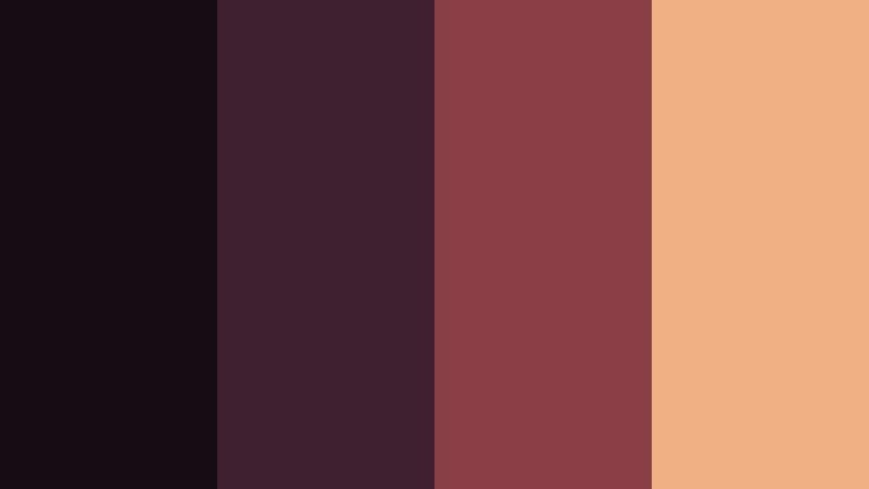 deep ember curtain charcoal plum color palette with hex codes