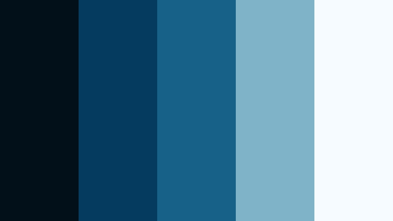 deep ocean documentary digital blue color palette with hex codes