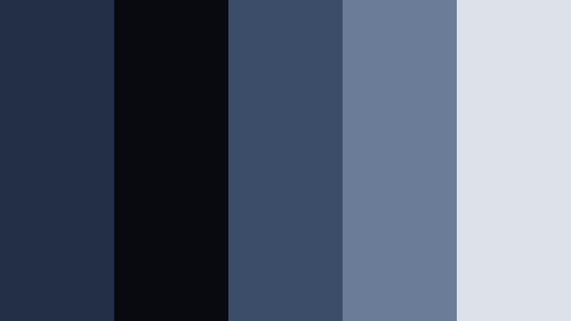 deep studio backdrop denim indigo color palette with hex codes