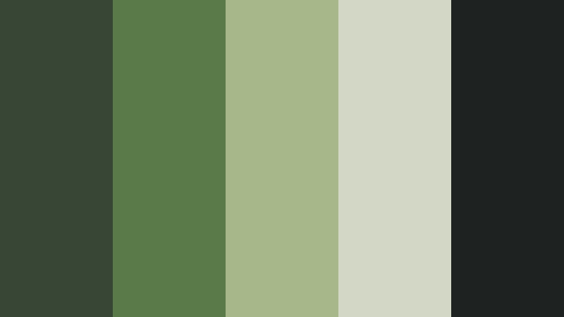 deep woodland cinematic forest moss color palette with hex codes