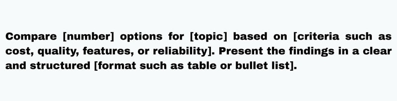 deepseek prompt template for comparative research