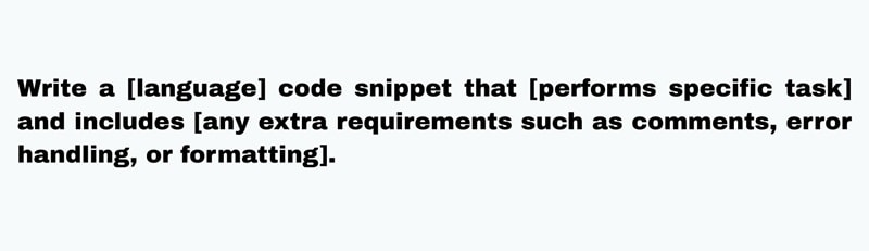 deepseek prompt template for writing code