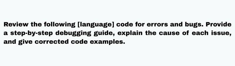 deepseek prompt template for fixing errors