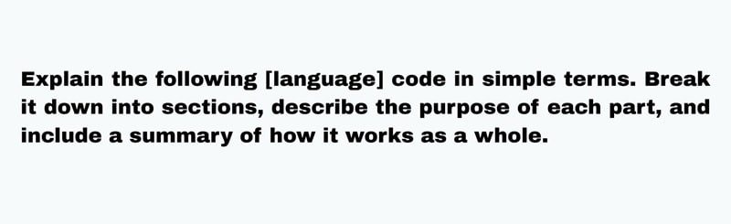 deepseek prompt template for code explanation