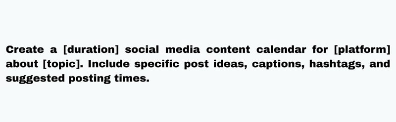 deepseek prompt template for posting planning