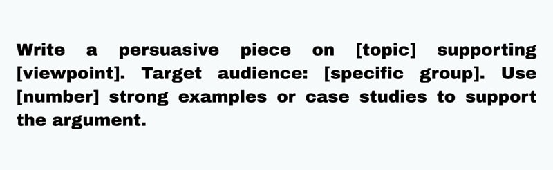 deepseek prompt template for opinion text