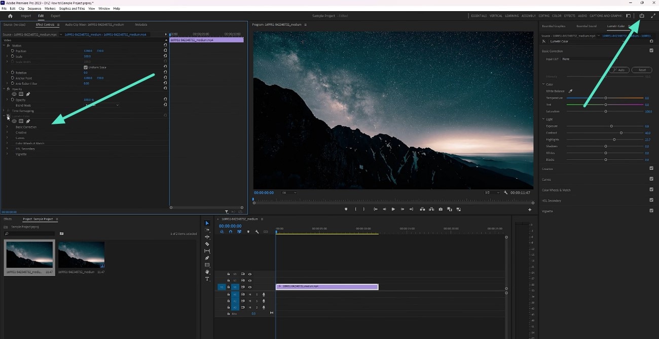 apply enhancements and export