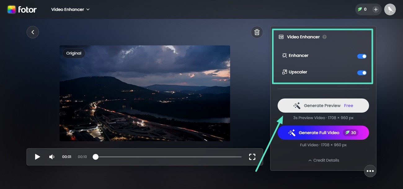 enable upscaler and enhancer