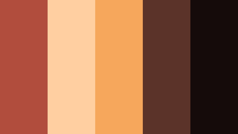 desert campfire story clay red color palette with hex codes