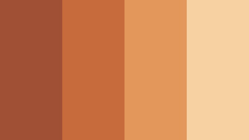 desert clay market canyon rust color palette with hex codes