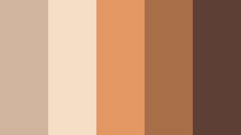 desert clay mirage clay beige color palette with hex codes