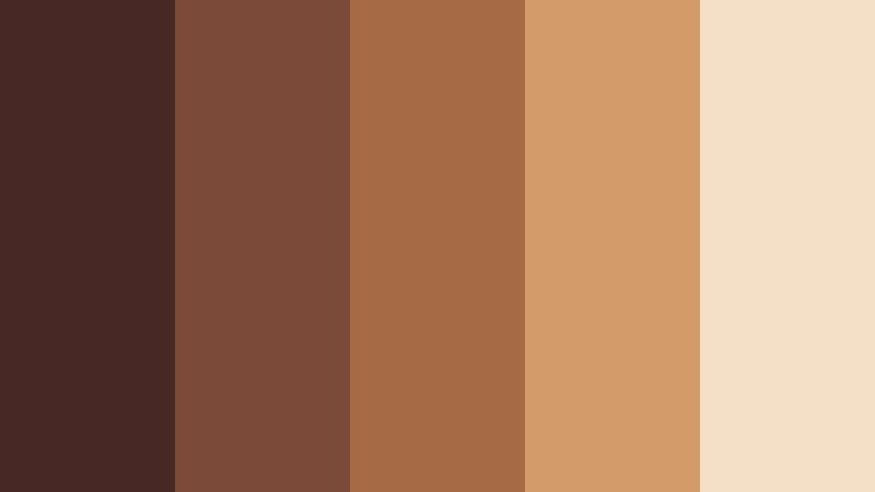desert cocoa dusk dark cocoa color palette with hex codes