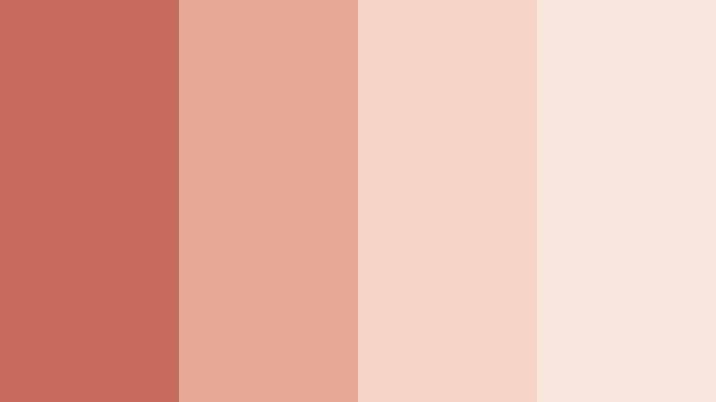 desert coral calm dusky coral color palette with hex codes