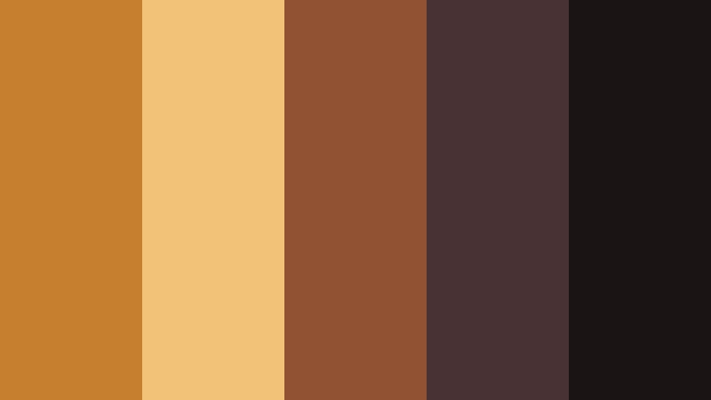 desert dusk horizon antique amber color palette with hex codes