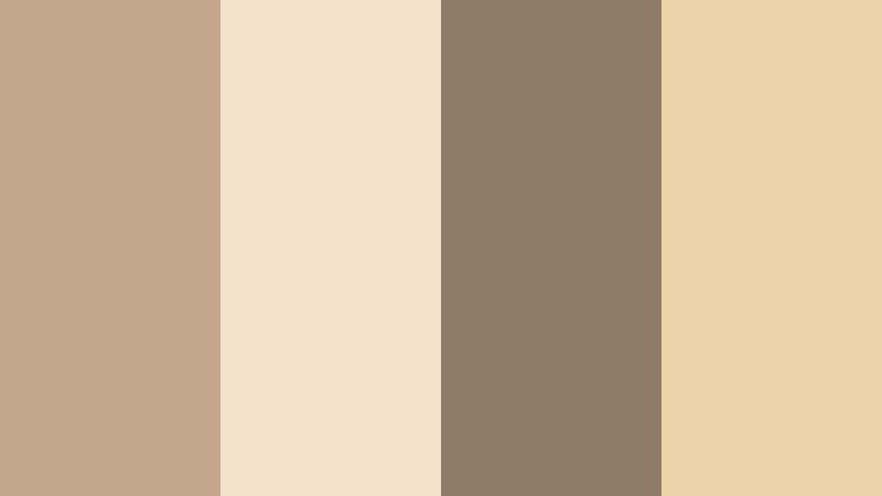 desert morning glow sand dune color palette with hex codes