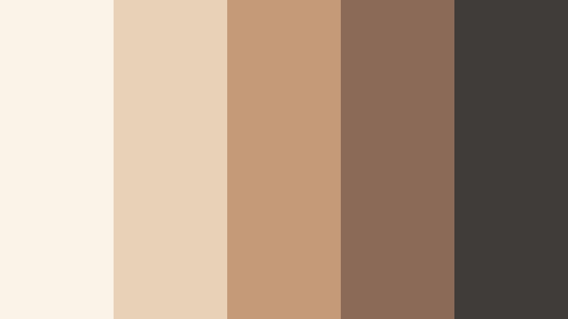 desert stillness minimalist color color palette with hex codes