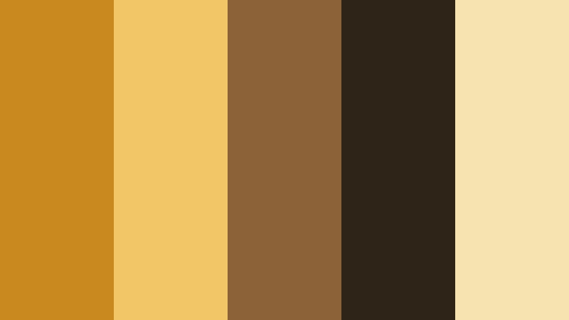 desert storyframe glow golden ochre color palette with hex codes
