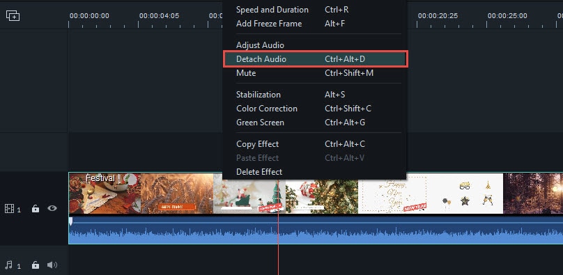 remove audio track from mov