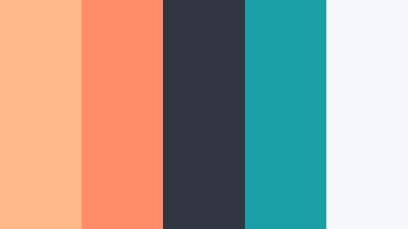 digital apricot pop soft apricot color palette with hex codes
