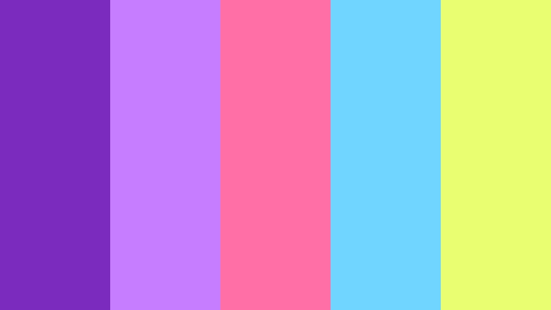 digital bloom bright color palette color palette with hex codes