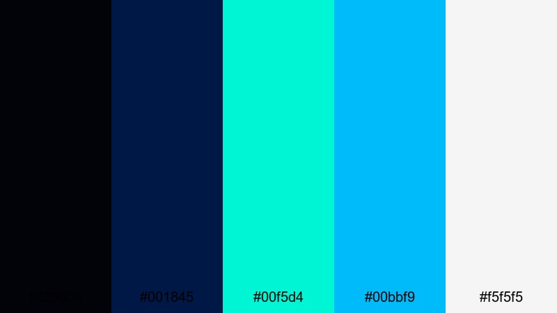 digital gamer hud navy blue color palette with hex codes