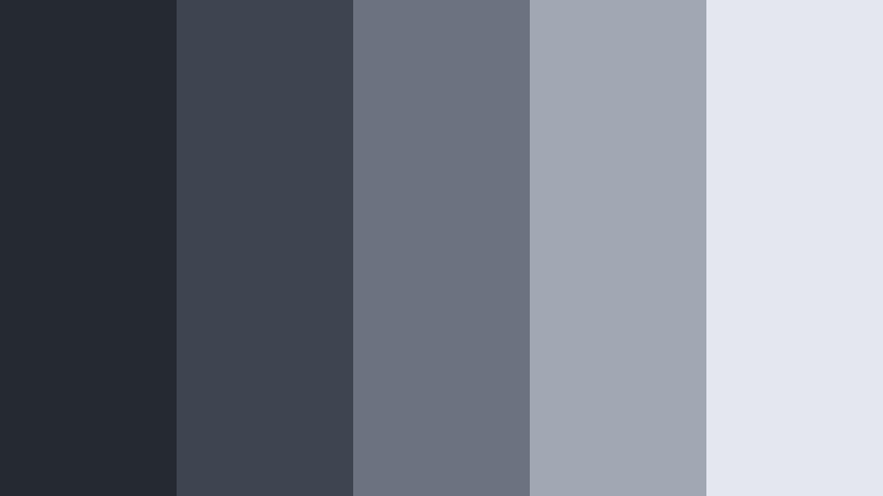 digital slate interface stormy graphite color palette with hex codes