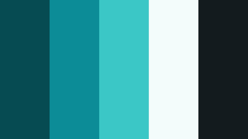 digital tidal lines deep storm teal color palette with hex codes