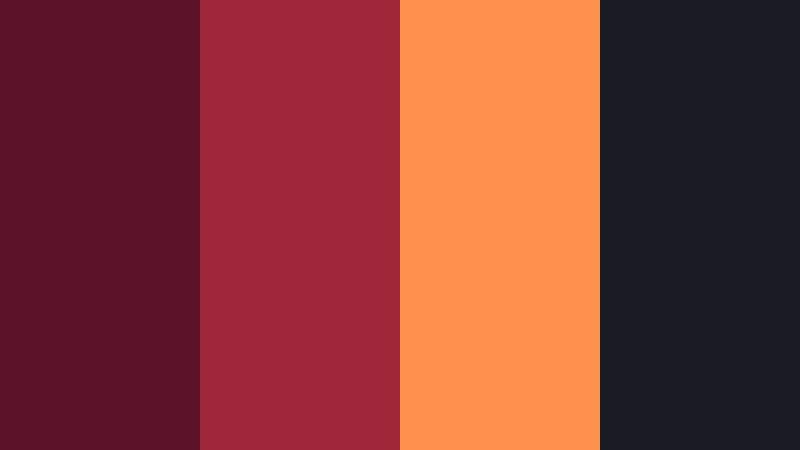 director cut ember cinematic wine color palette with hex codes