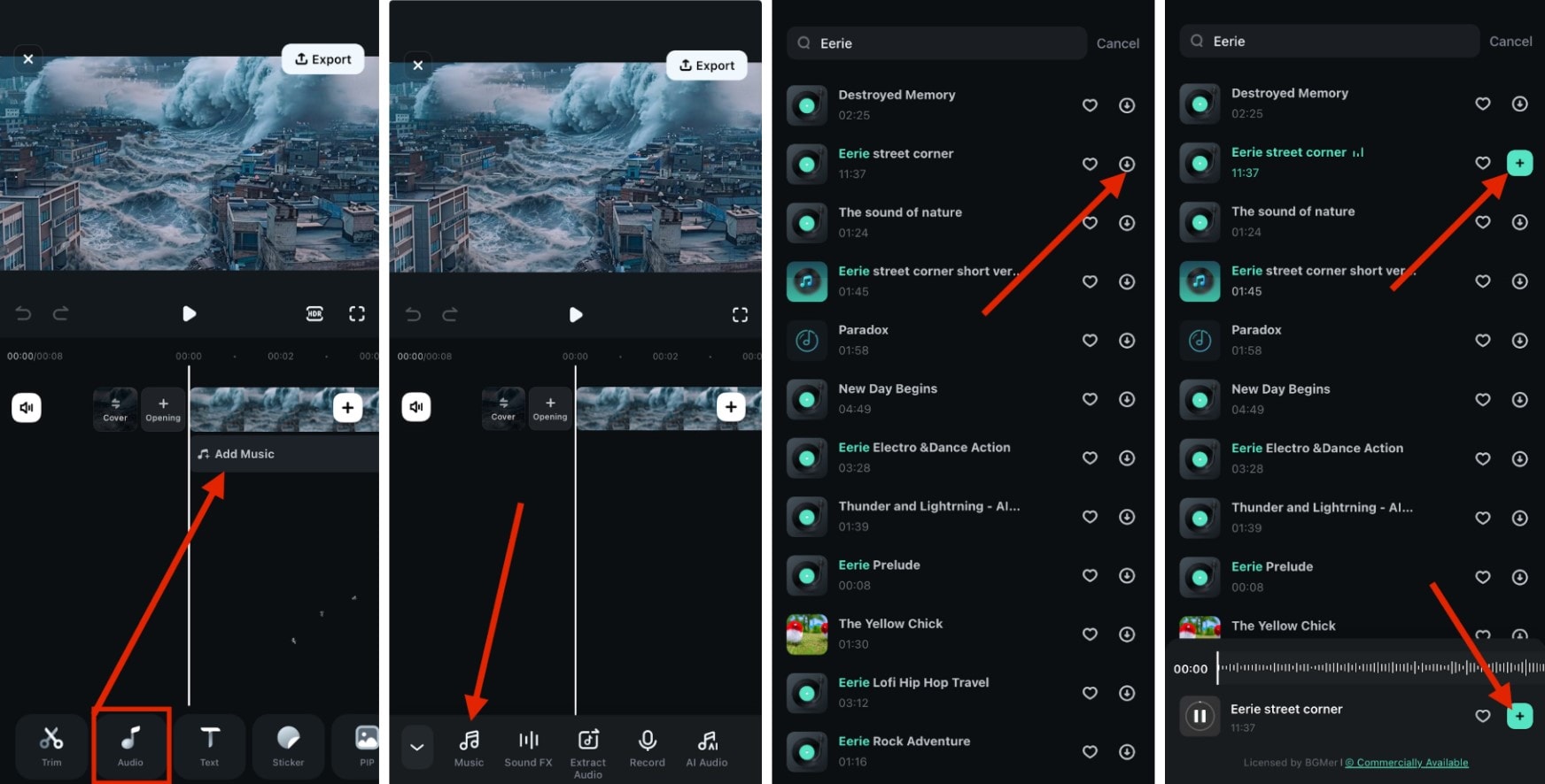 add music