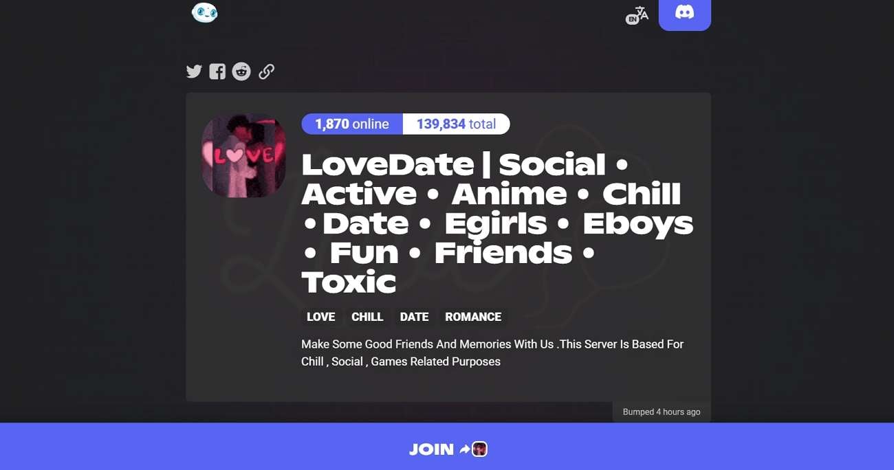 lovedate discord dating