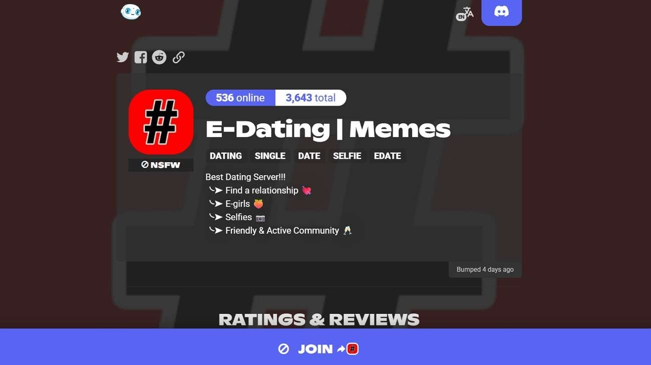 e-dating discord chat