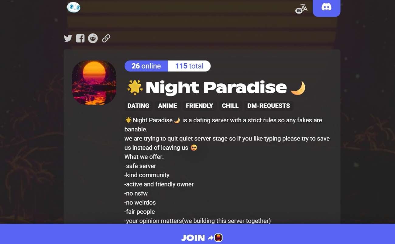 internet dating apps alternative night paradise