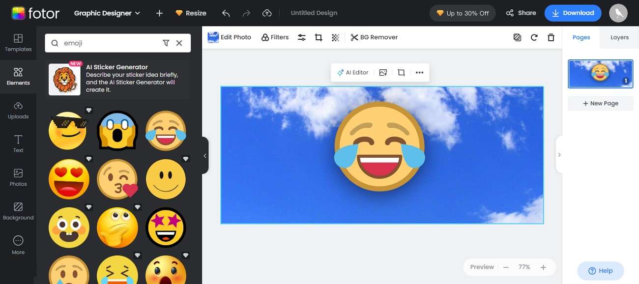 fotor emoji maker