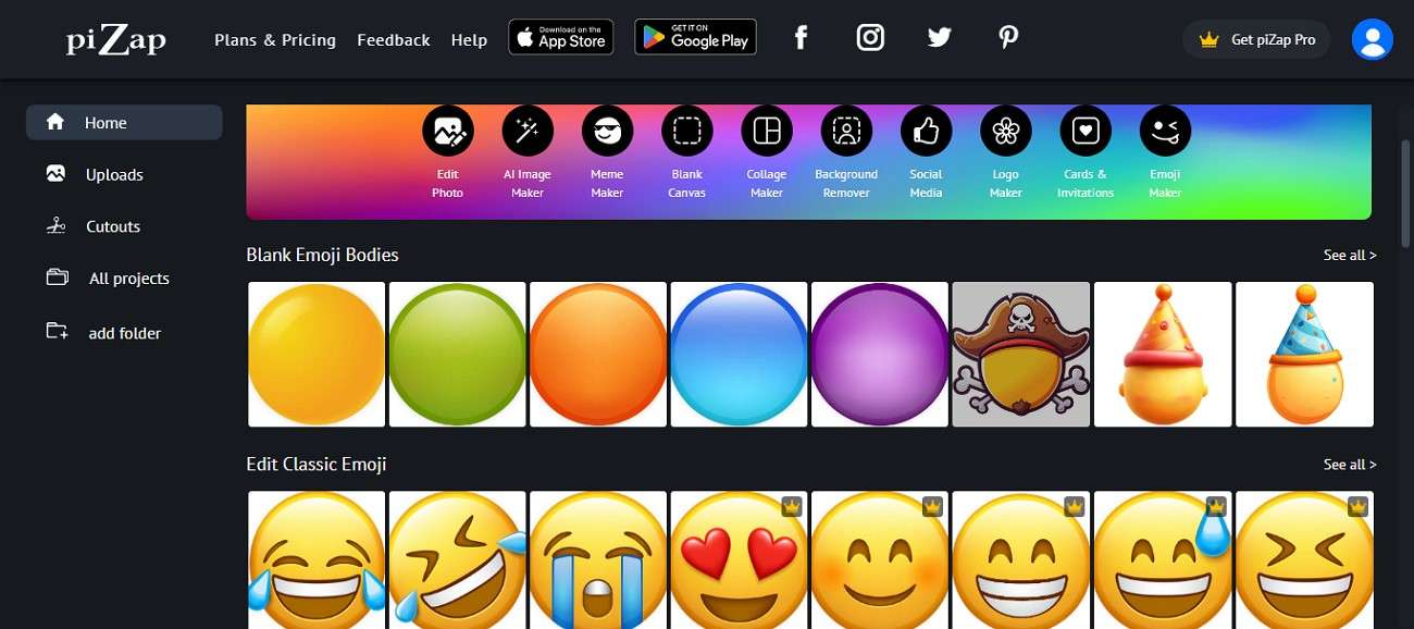 pizap emoji maker online