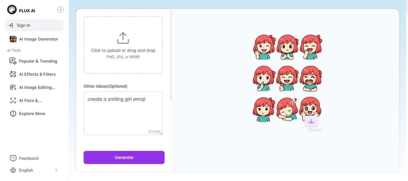 flux ai emoji maker