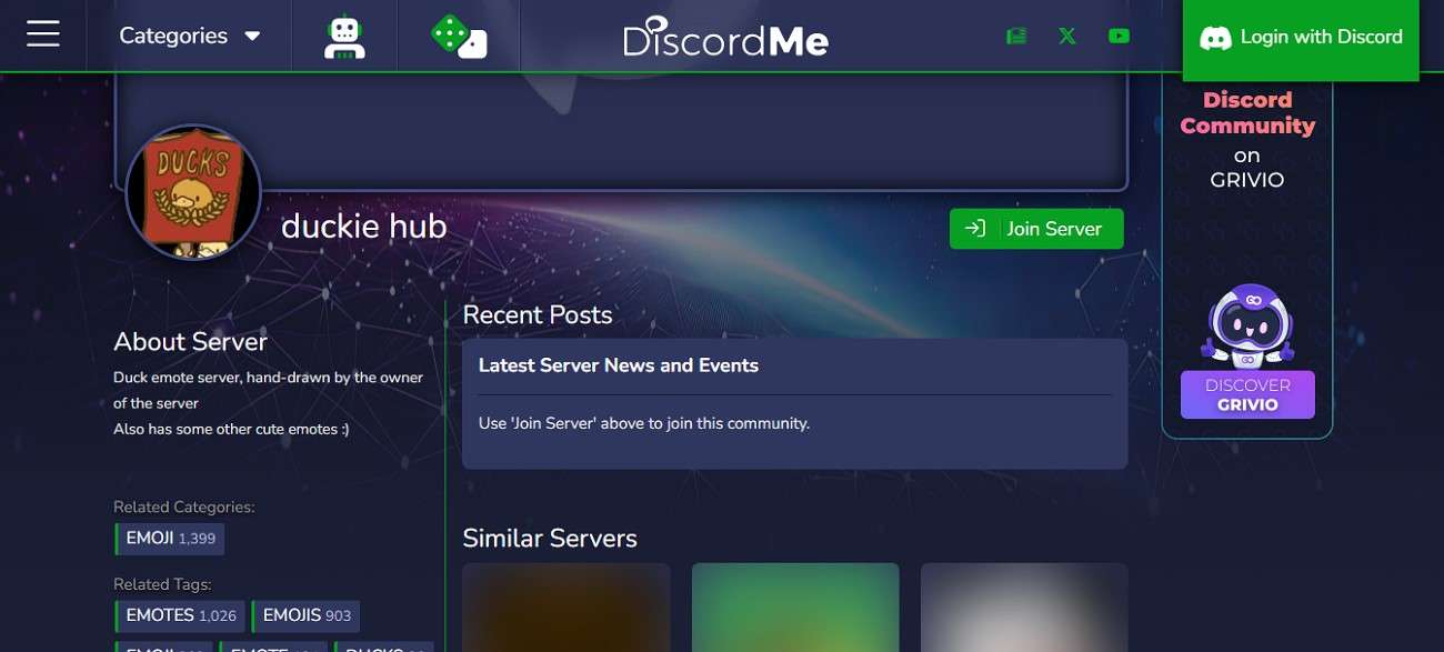 duckie hub emoji server