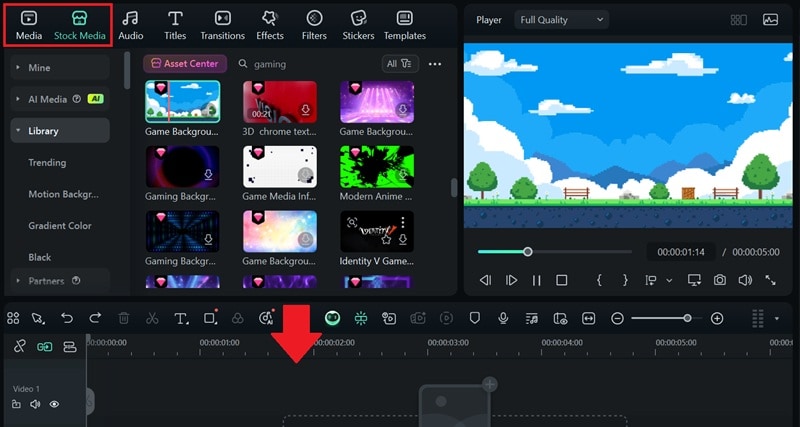 add base for video background