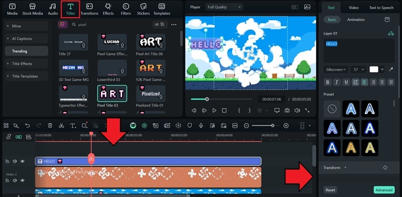 add texts to background