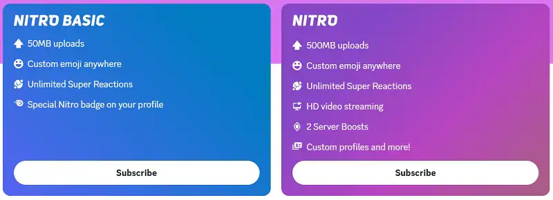 discord nitro plan