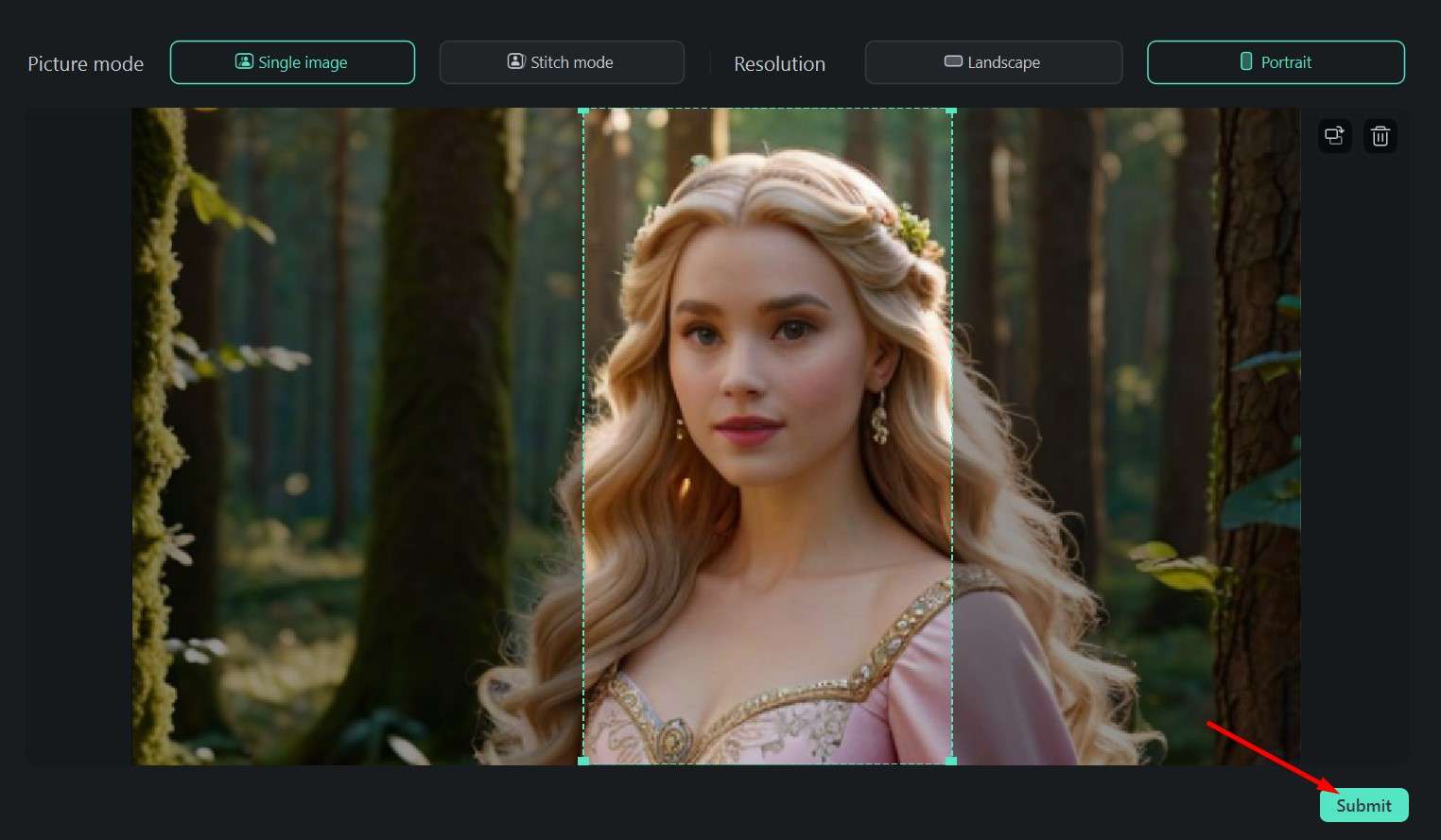 filmora image setup