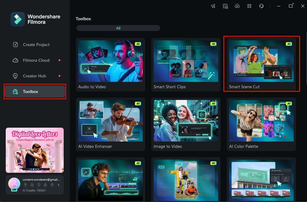 filmora fourteen smart scene cut