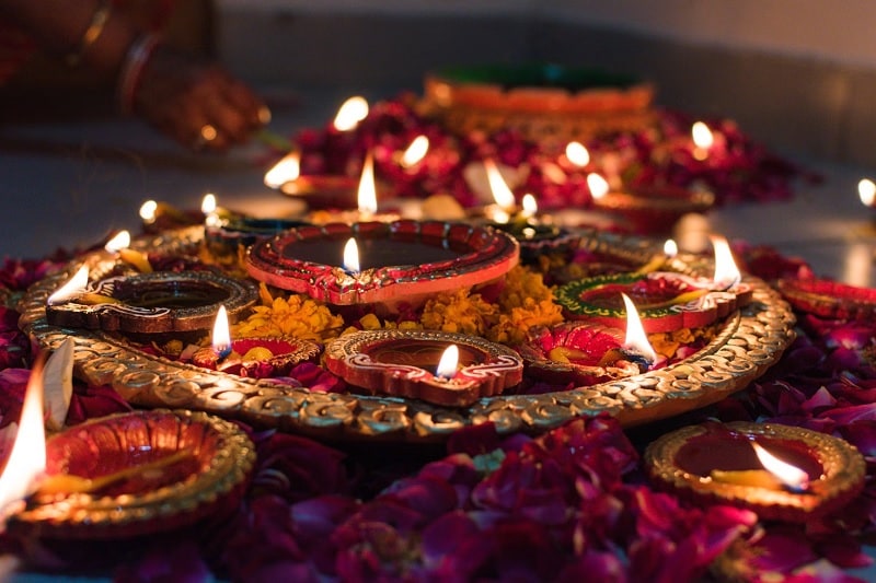 happy diwali video template