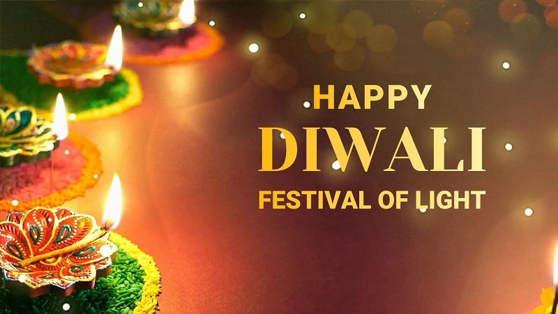 celebrating diwali with video