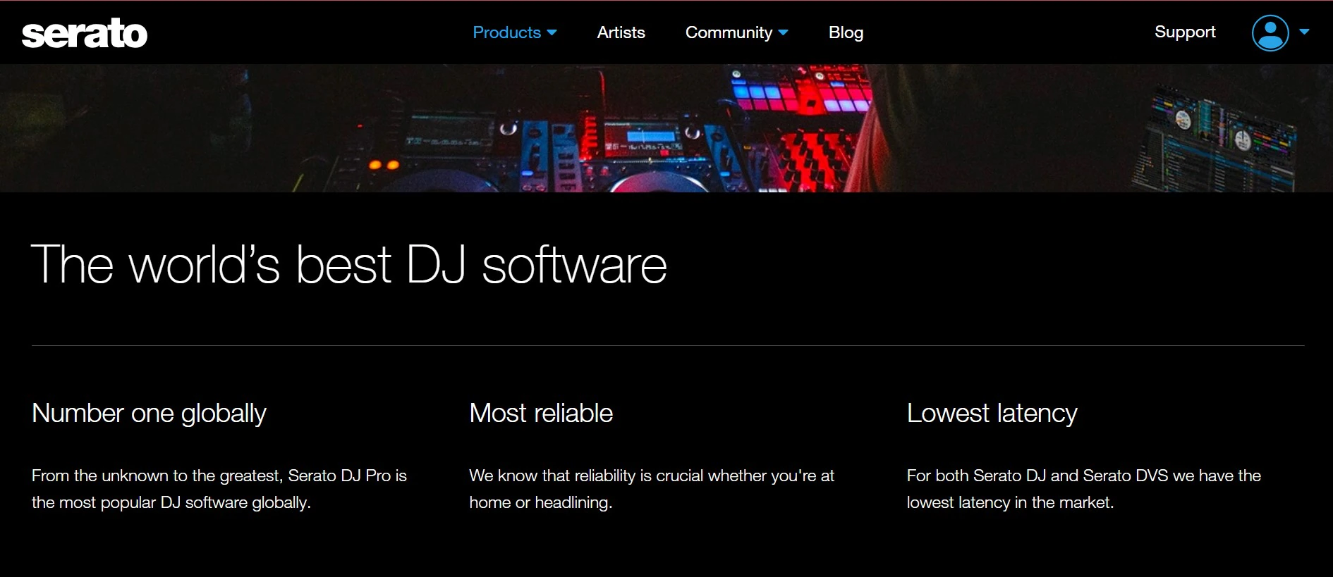 serato dj homepage